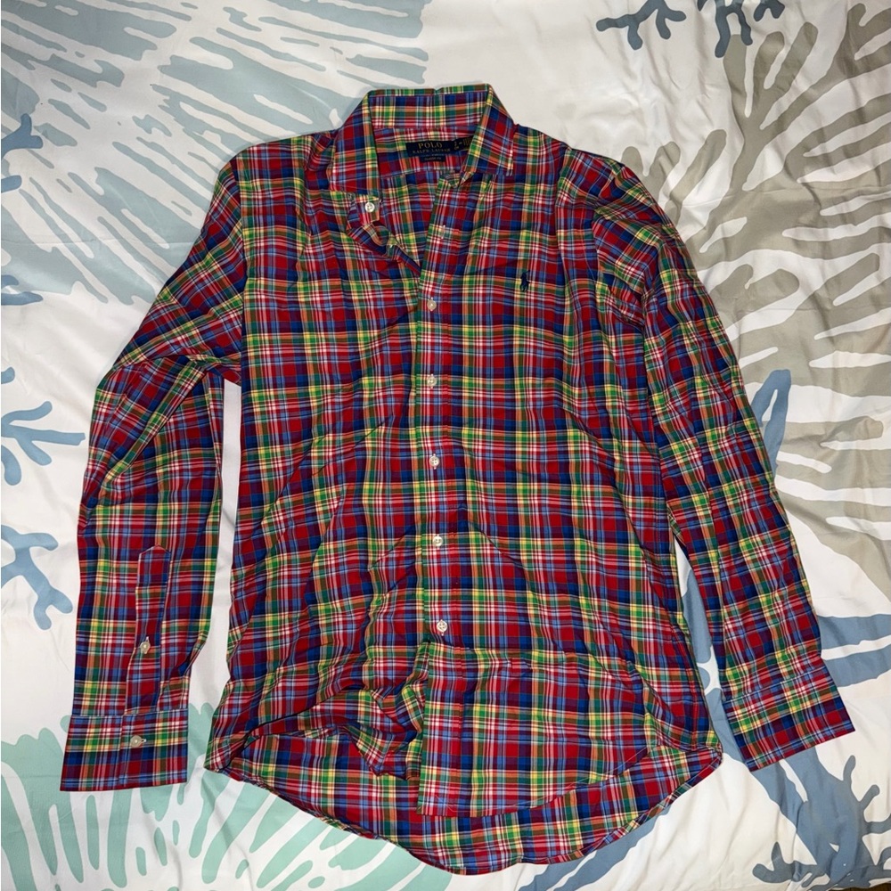 Ralph Lauren Men's Multicolor Plaid Button-Down Shirt